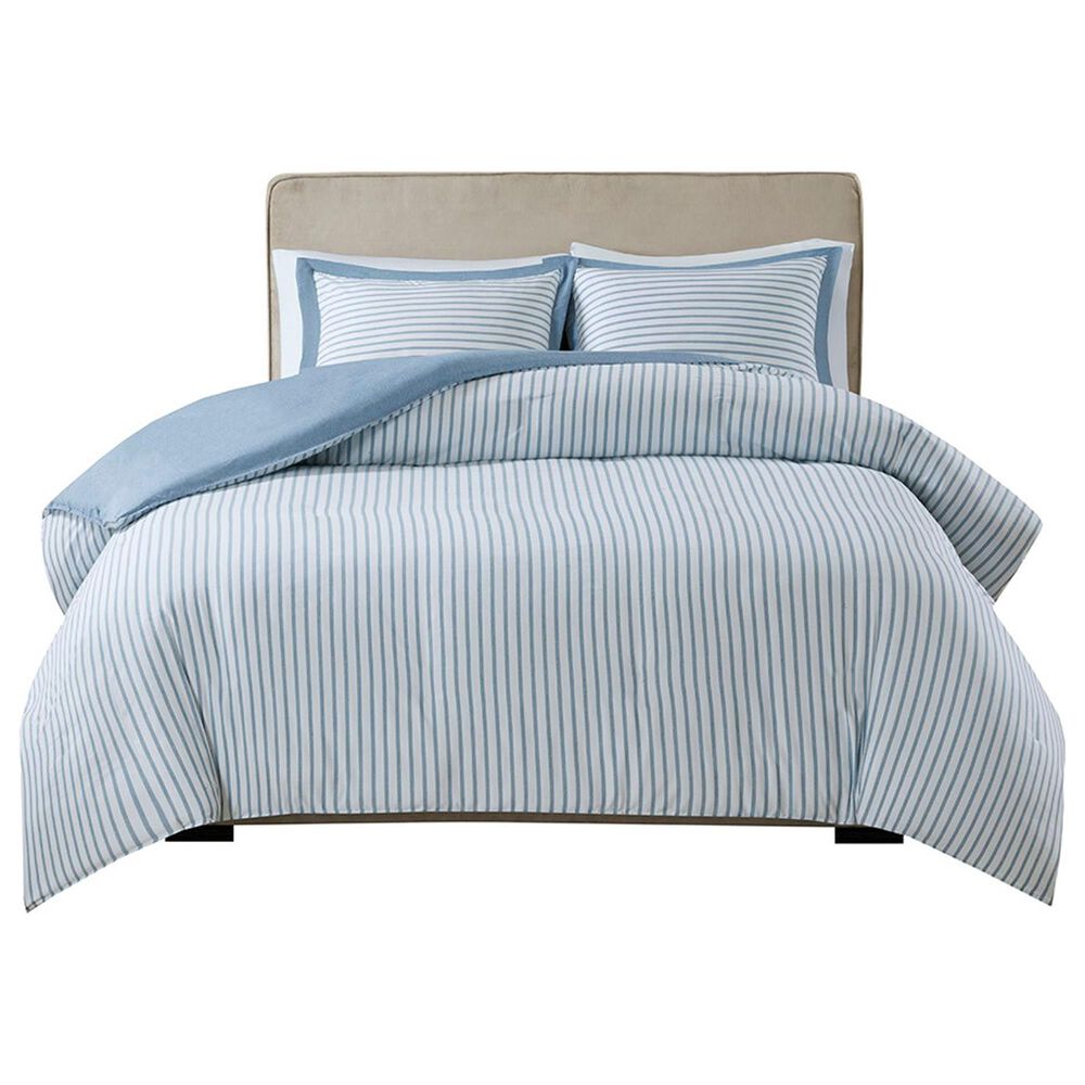 Hampton Park Hayden 2-Piece Twin Duvet Cover Set in Blue, , large