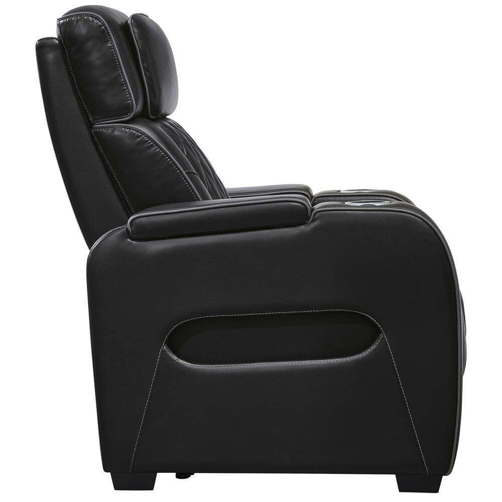Ashley Boyington 2-Piece Power Reclining Sofa and Recliner in Black, , large