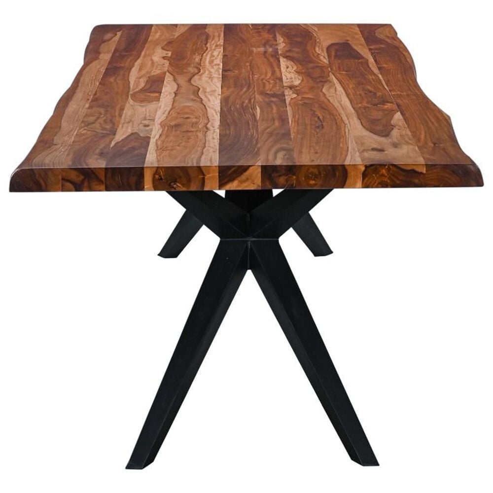 Home Trends &amp; Design Austin Loft/Essex 8-Piece Dining Set in Brown, , large