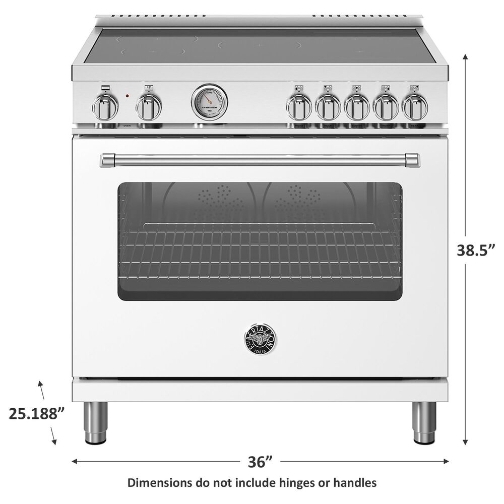 Bertazzoni Master 5.9 Cu.Ft. Electric Range in Bianco Matt, , large
