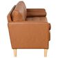 Lifestyle Solutions Langford Stationary Sofa in Caramel, , large