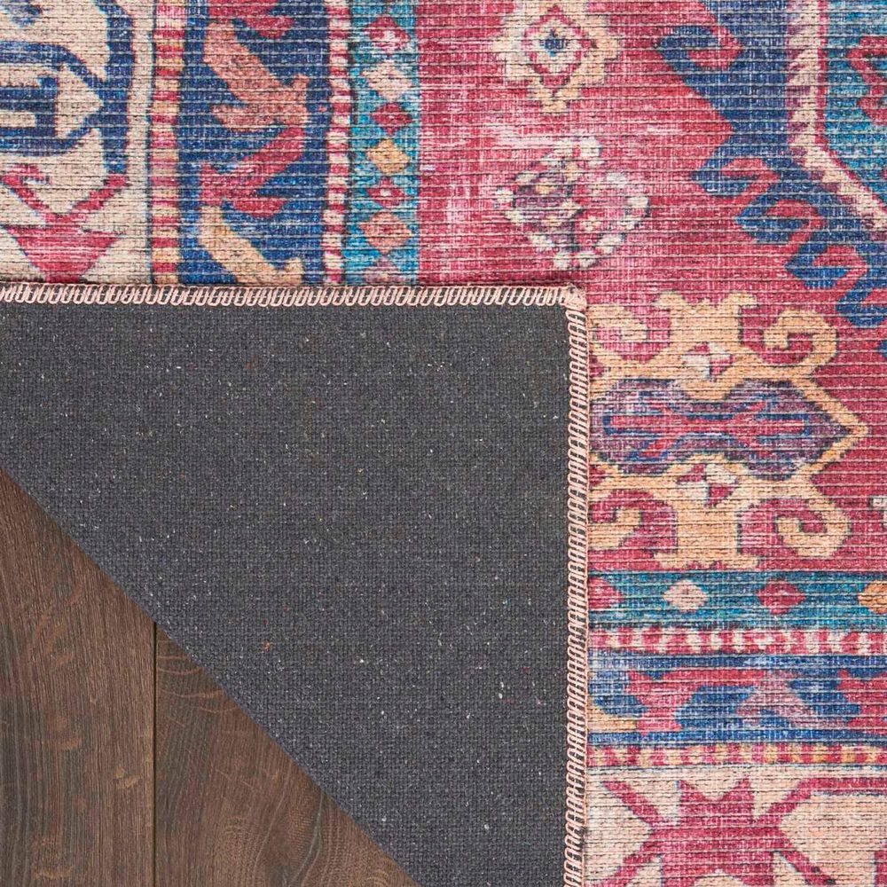 57 Grand by Nicole Curtis Series 1 2&#39; x 3&#39;9&quot; Red, Beige and Navy Area Rug, , large
