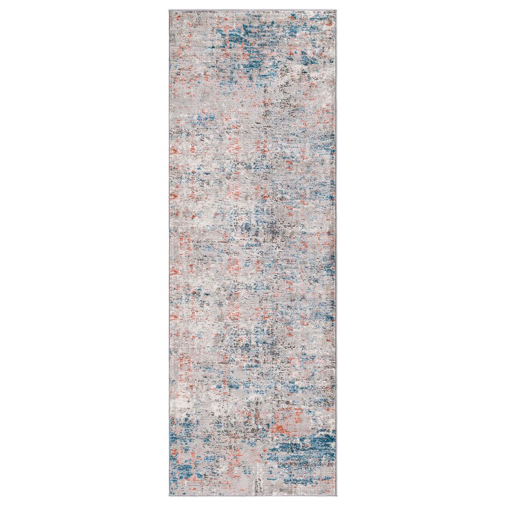 Surya Tibetan TBT-2323 2'7" x 7'7" Taupe, Ivory, Green, Teal, Rust and Coral Runner, , large