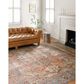 Loloi Loren LQ-15 7"6" x 9"6" Terracotta and Sky Area Rug, , large
