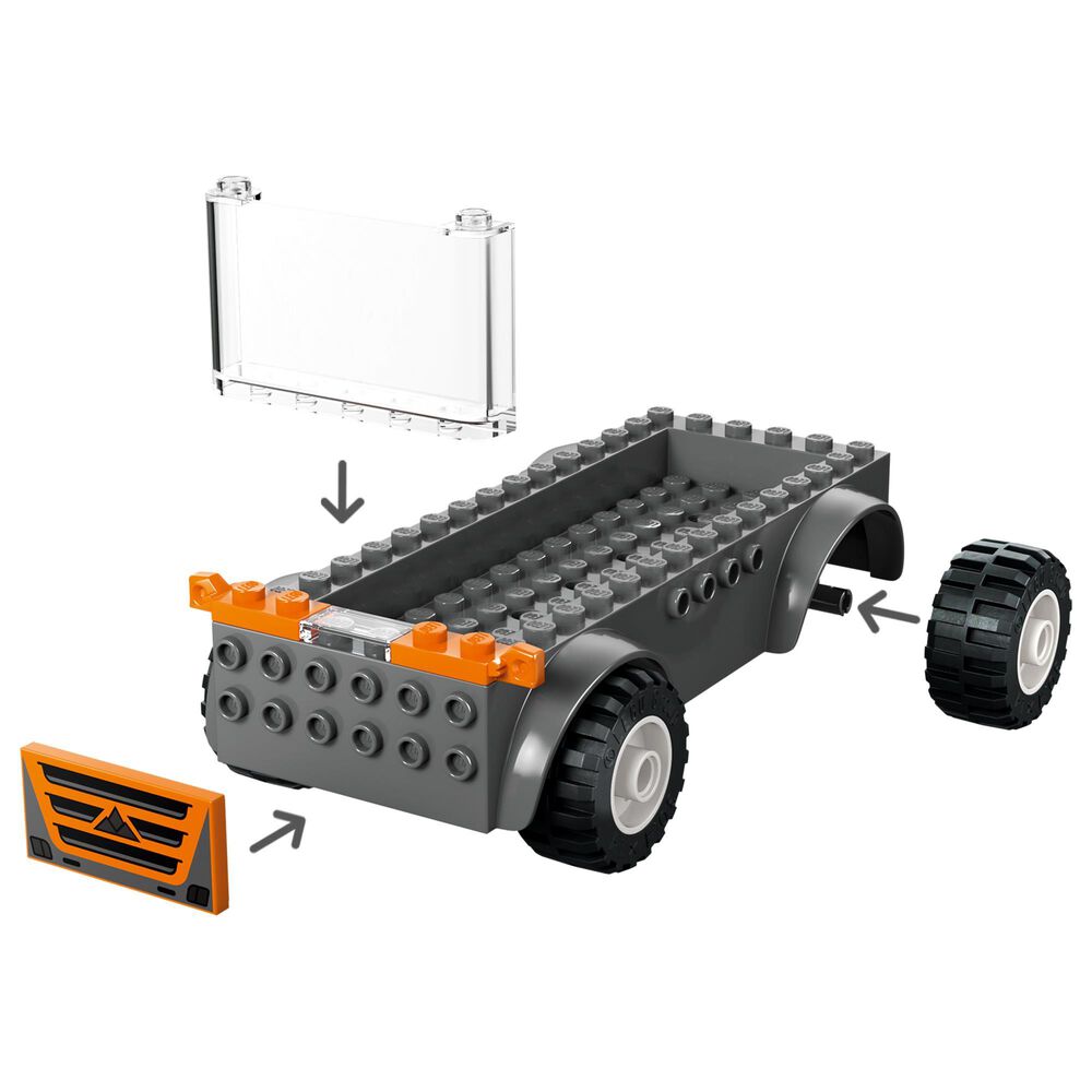 LEGO City Motorcycle Transporter Building Set, , large