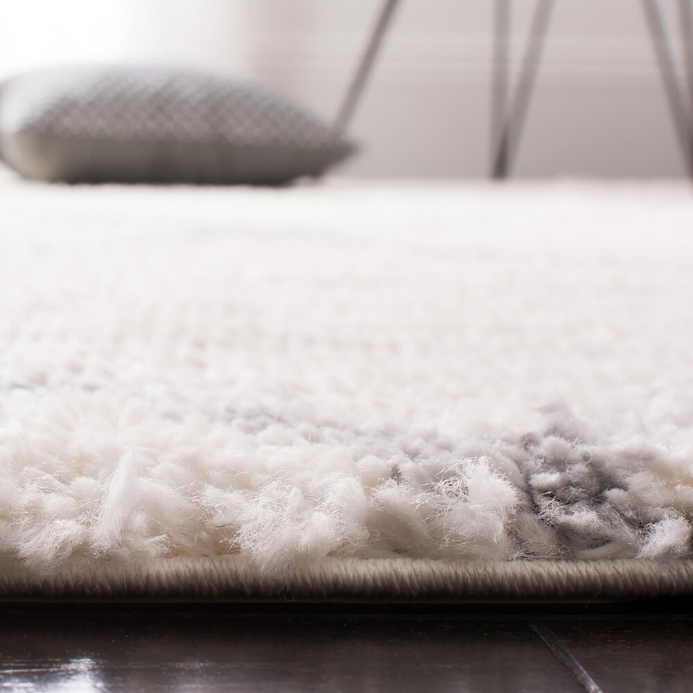 Safavieh Parma Shag PMA515A 8&#39; x 10&#39; Cream and Grey Area Rug, , large