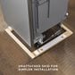 GE Appliances 24" Electronic Touch Built-In Dishwasher in White, , large