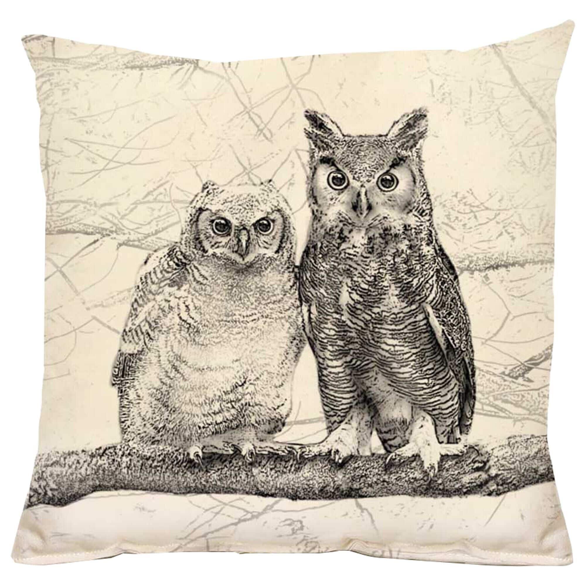 Owl throw pillow online