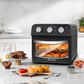 HOMLUX 12.5 Qt 7-In-1 Air Fryer Toaster Oven in Black, , large