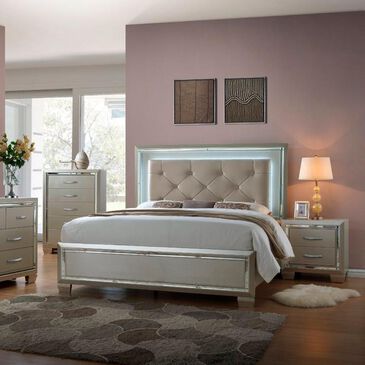 Mayberry Hill Platinum Youth Full Bed in Platinum, , large