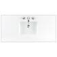 James Martin Vanities Lorelai 48" Single Vanity in Light Natural Oak with 3 cm White Zeus Quartz Top, , large