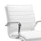 Zuo Modern Partner Office Chair in White and Chrome, , large
