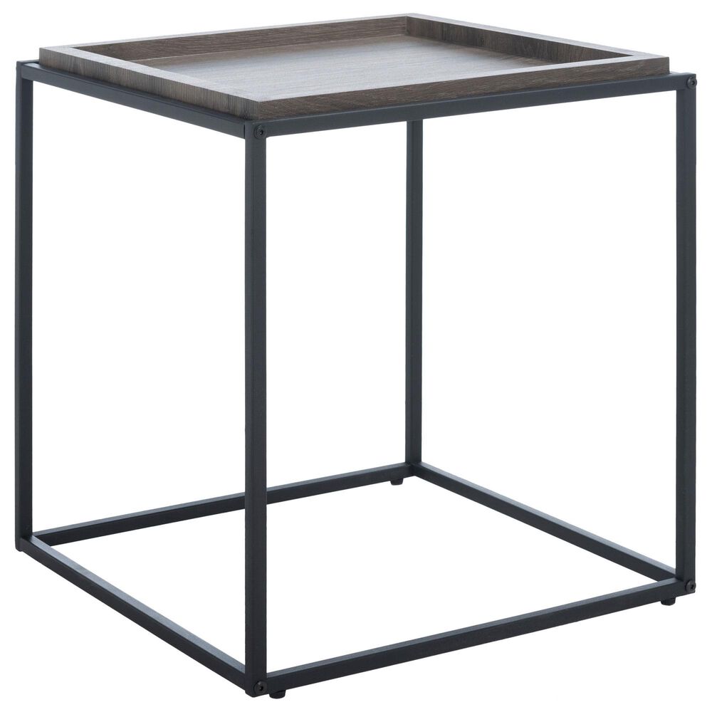 Safavieh Saylor End Table in Brown and Black, , large