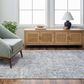Surya Dresden DRE-2319 Medium Gray, Gray, White, Light Slate, Mustard and Rust 10" x 13"11" Area Rug, , large