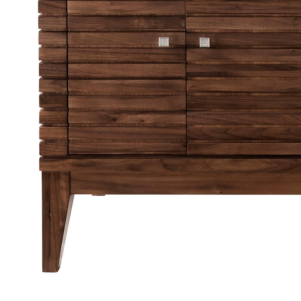 James Martin Vanities Linear 72&quot; Single Vanity Cabinet in Mid Century Walnut, , large