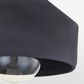 Troy Lighting Covina 11" 1-Light Flush Mount in Patina Brass and Ceramic Black, , large