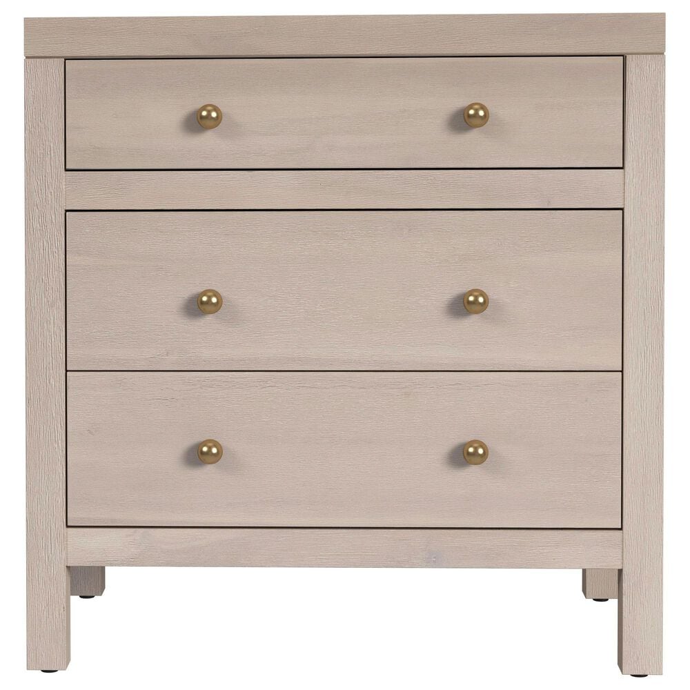 Butler Specialty Company Nora 3 Drawer Nightstand in Antique Taupe, , large