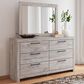 Ashley Broachmyn Dresser and Mirror in Gray, , large