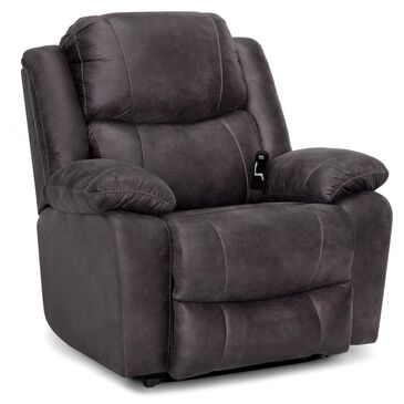 Moore Furniture Caesar Power Oversized Rocker Recliner in Westview Slate, , large