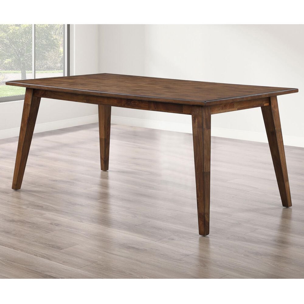 Steve Silver Canton 72&quot; Rectangular Dining Table in Brown Cherry - Table Only, , large