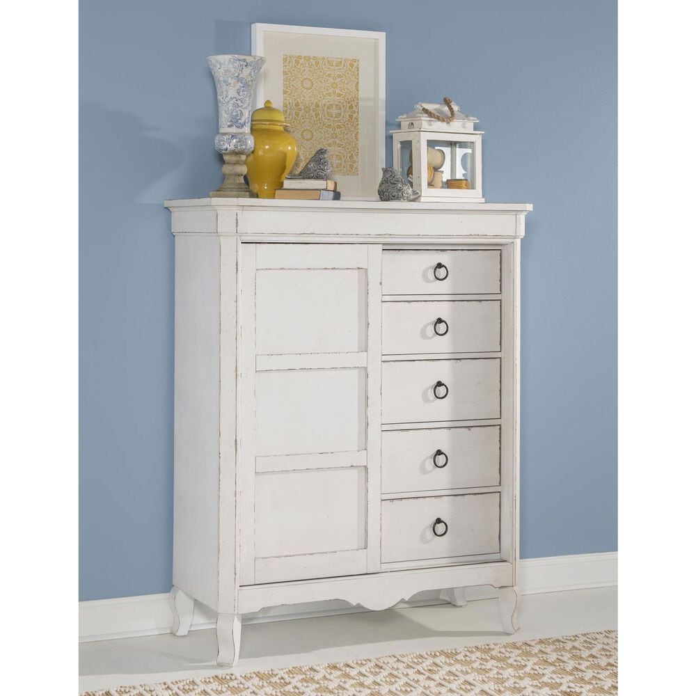 Legacy Classic Vintage Market 5-Drawer Sliding Door Chest in Picket Fence, , large