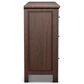 Archbold Furniture Heritage 6 Drawer Dresser and Mirror in Brown Mahogany, , large