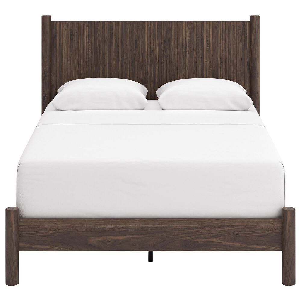 Ashley Pamytta Queen Panel Bed in Rich Brown, , large