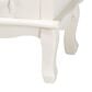 Baxton Studio Callen 3-Drawer End Table in White, , large