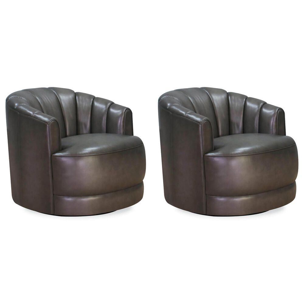 Hydeline Providence Swivel Chair in Ash Grey (Set of 2), , large