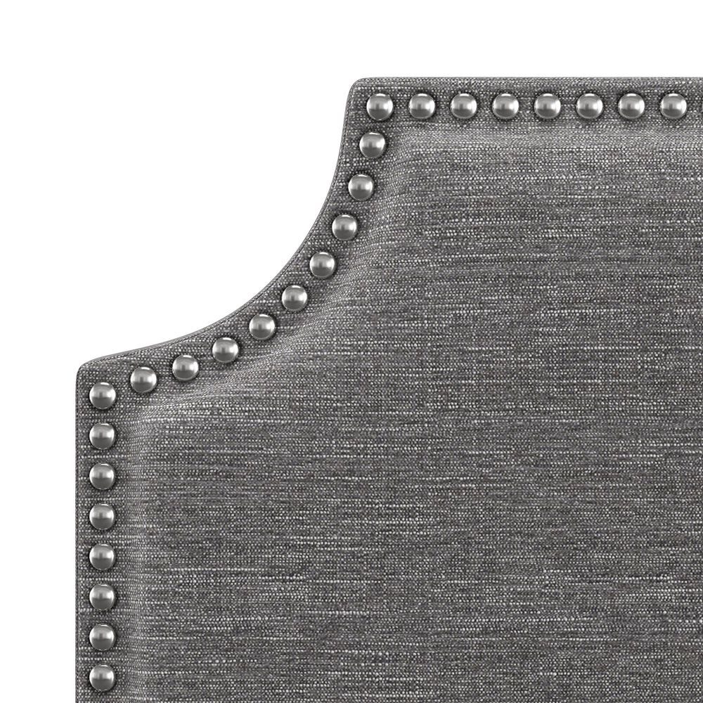 The Monday Company Twin Upholstered Headboard in Gray, , large