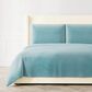 Ann Gish Modern Velvet 36" x 25" Box Throw Pillow in Amalfi Blue, , large