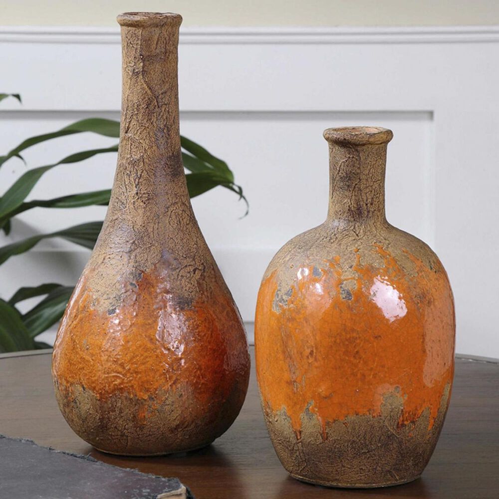 Uttermost Kadam Ceramic Vases (Set of 2), , large