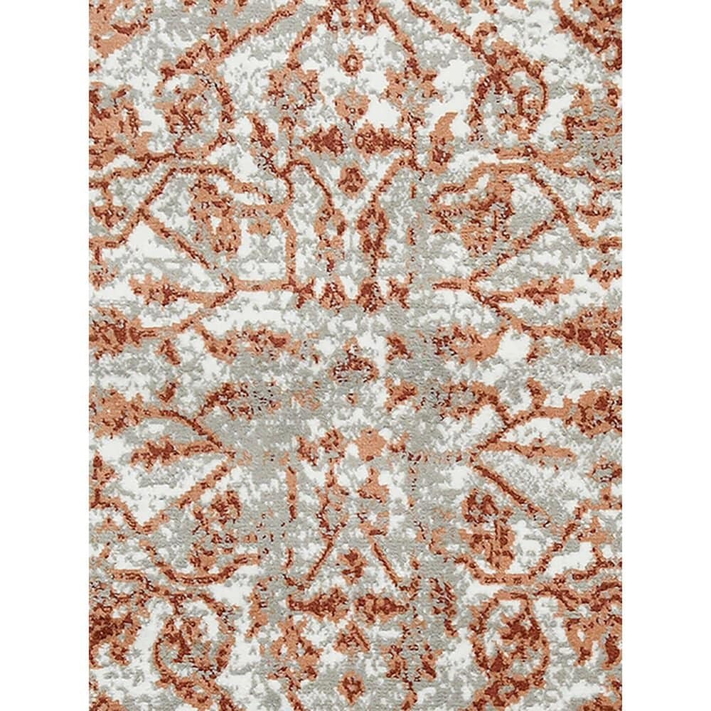 Amer Rugs Alpine 6&#39;7&quot; x 9&#39; Orange and Gray Area Rug, , large