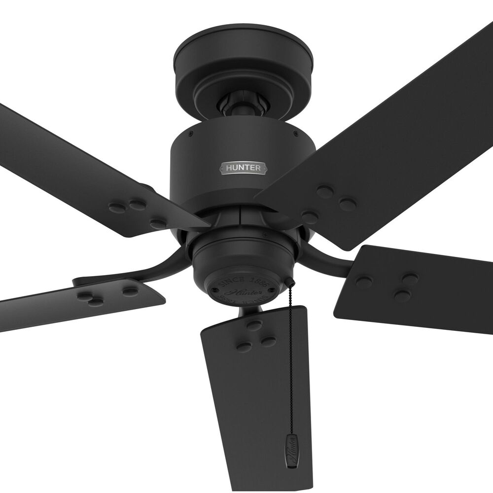Hunter Windbound 52&quot; Outdoor Ceiling Fan in Matte Black, , large