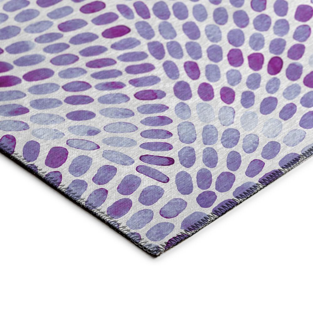 Dalyn Rug Company Seabreeze Geometric 8&#39; x 10&#39; Lavender Area Rug, , large