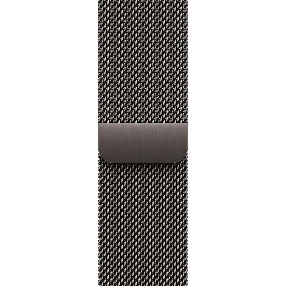 Apple Watch Series 11 (GPS+Cellular) 46mm Titanium Case with Milanese Loop - S/M in Slate and 2-Year AppleCare+, , large
