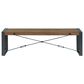 Other Micah Dining Bench in Gunmetal and Walnut, , large