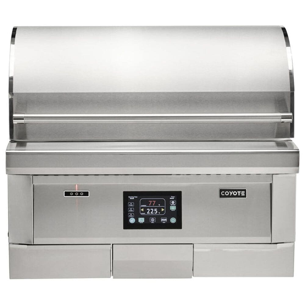 Coyote Outdoor 36&quot; Gen3 Built-In Pellet Grill in Stainless Steel, , large