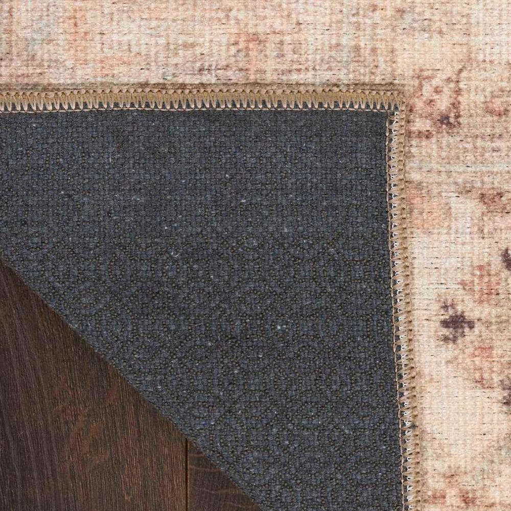 Nourison Vintage Washables Beige 4' x 6' Area Rug, , large