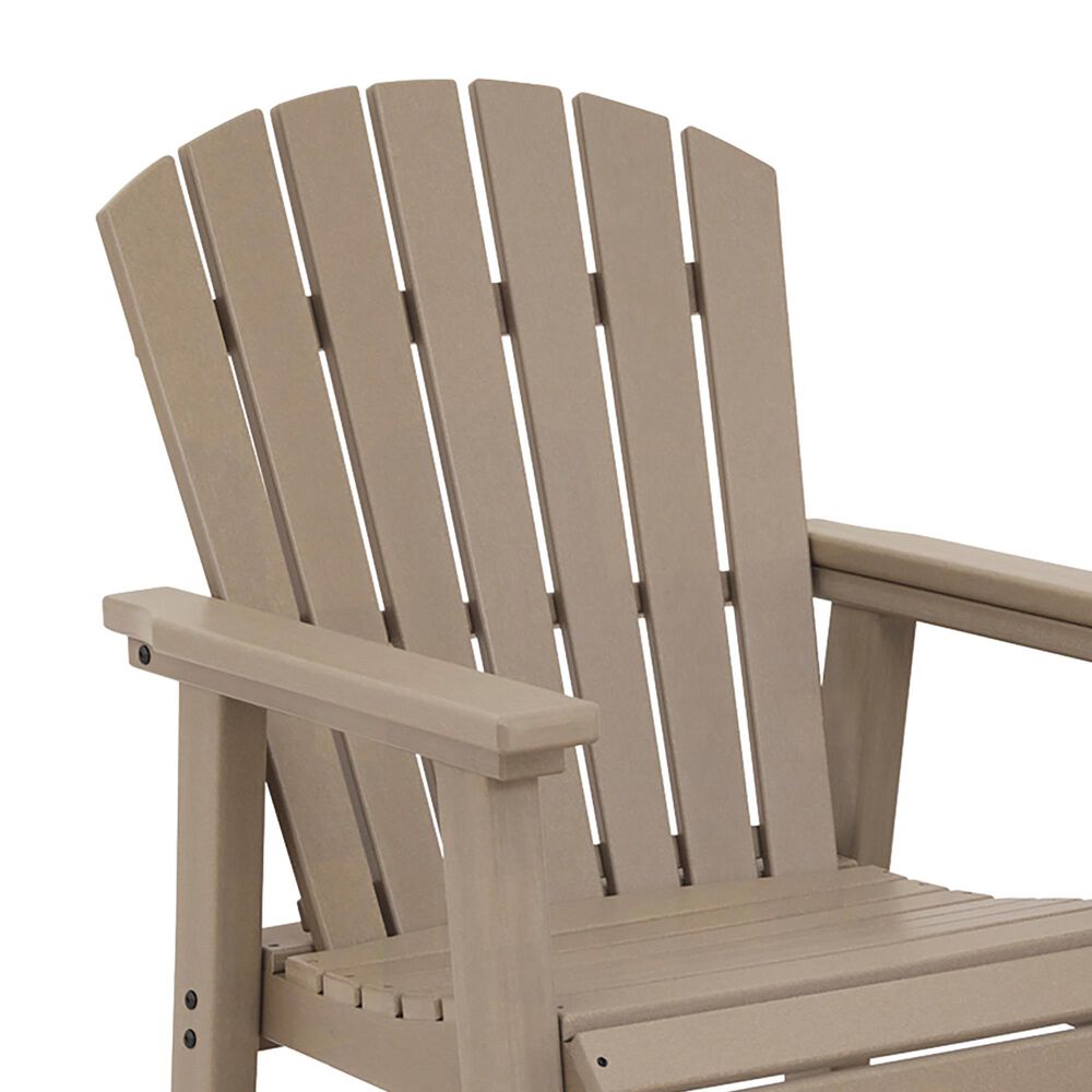 Ashley Seacliff Beach Barstool in Medium Brown (Set of 2), , large