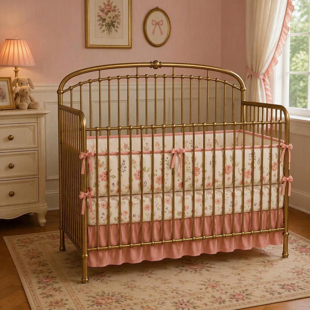Eastern Shore Olivia Convertible Crib inVintage Gold, , large