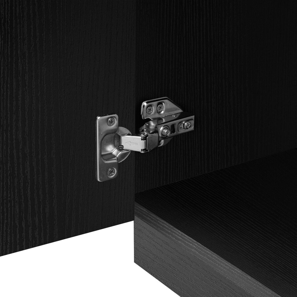 HOMLUX 83" Kitchen Island in Black, , large