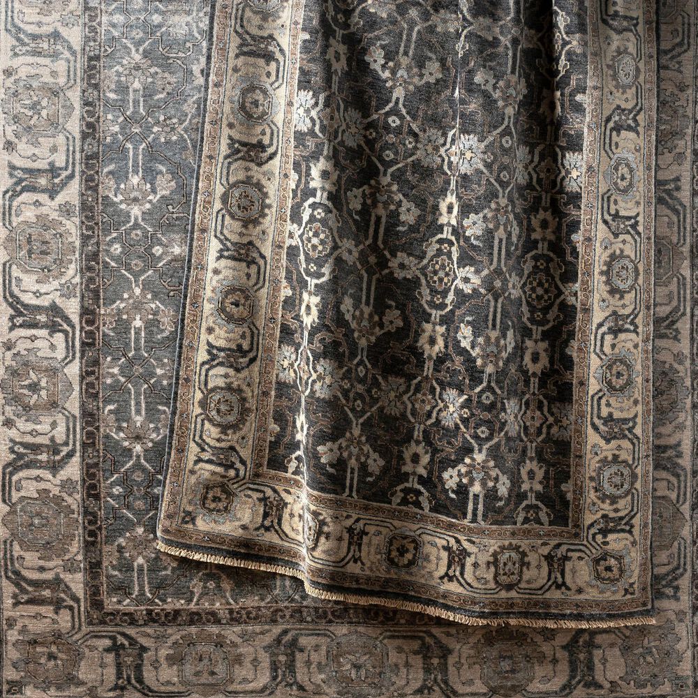 Surya Theodora 8&#39; x 10&#39; Gray, Slate and Dark Brown Area Rug, , large