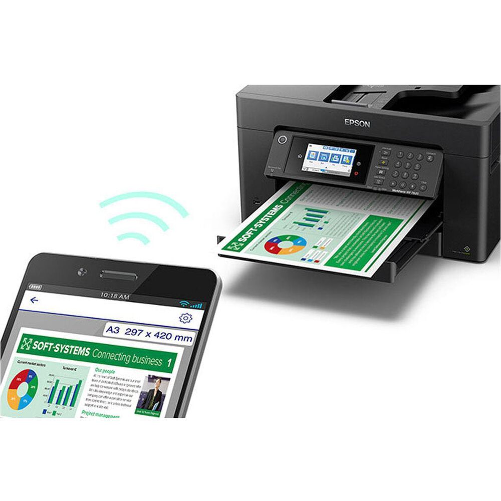 Epson WorkForce Pro Wireless Wide-format All-In-One Printer, , large