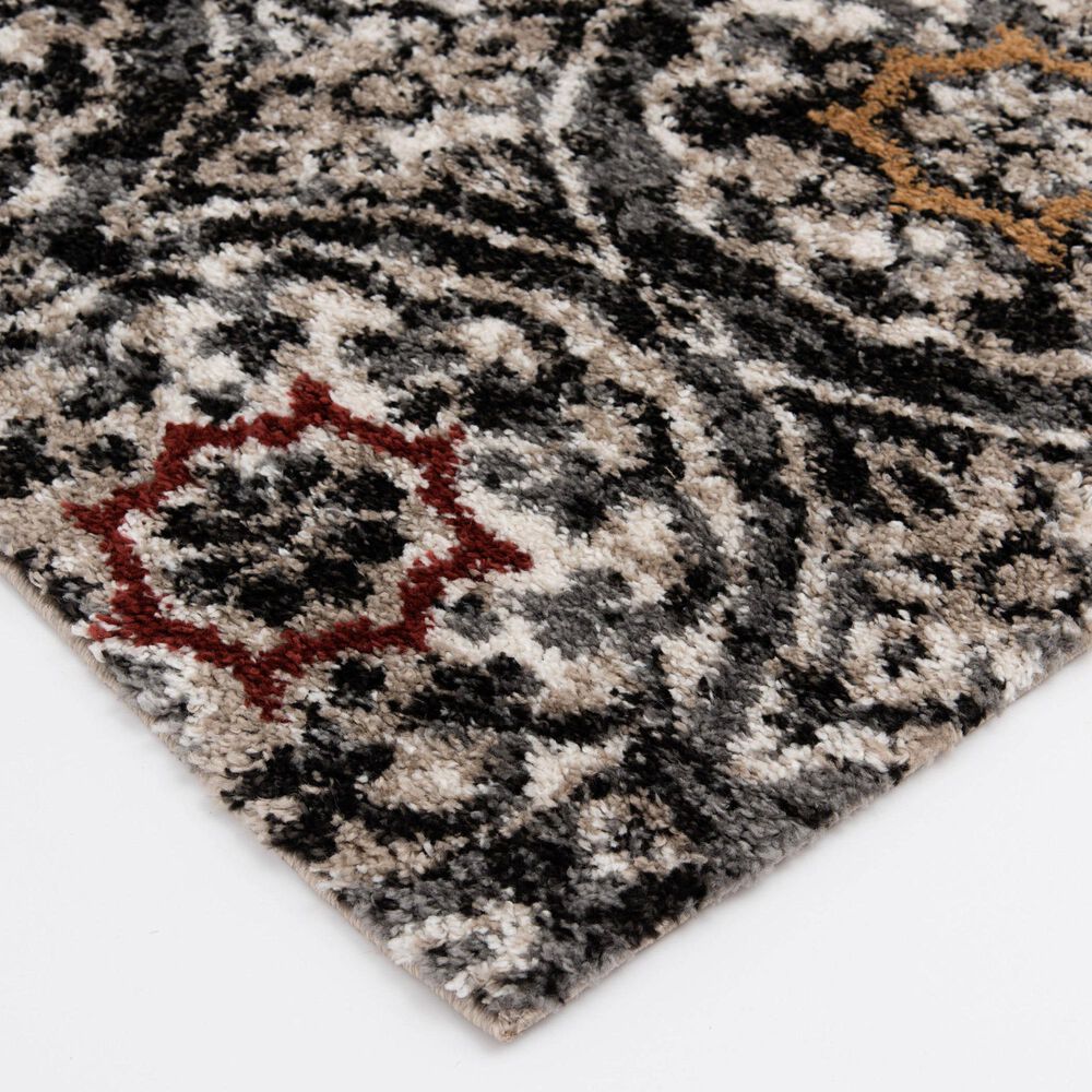 Central Oriental Tulsa Ledyard 7&#39;10&quot; x 9&#39;10&quot; Iron and Dark Rust Area Rug, , large