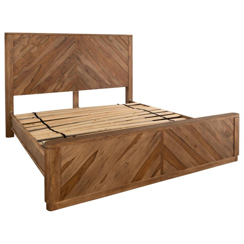 Fallridge Balam 3-Piece Queen Platform Bedroom Set in Natural Teak, , large