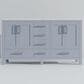Lexora Home Jacques 60" Double Bathroom Vanity in Dark Grey with 2 cm White Carrara Marble Top and Rectangular Sinks, , large