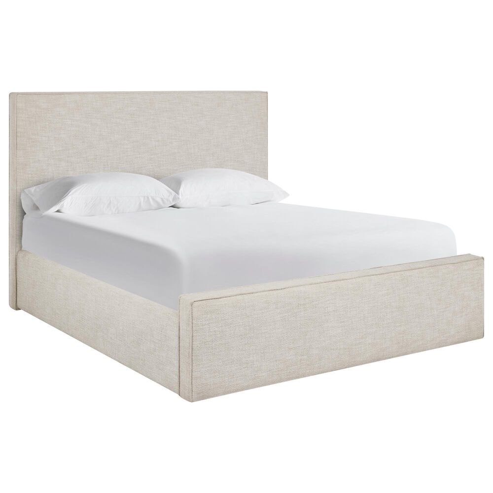 Universal Furniture Oasis Queen Upholstered Bed with Two Nightstands in Dockside, , large