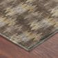 Dalyn Rug Company Soft Essentials Chevron Chocolate 10" x 14" Area Rug, , large