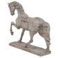 Maple and Jade 18" Vintage Polystone Horse Sculpture in Beige, , large